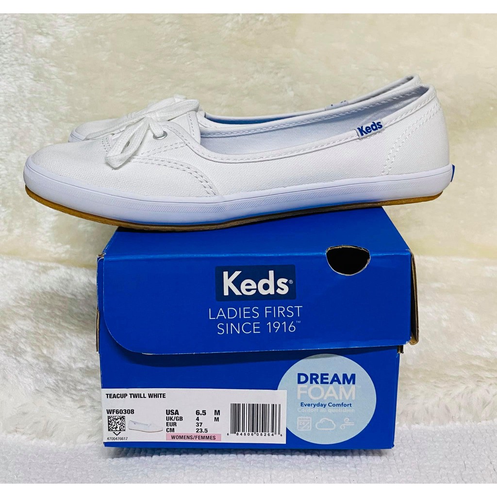 keds teacup white