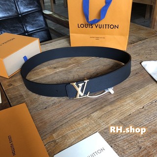 LV leather Belt luxury brand classic men's belt