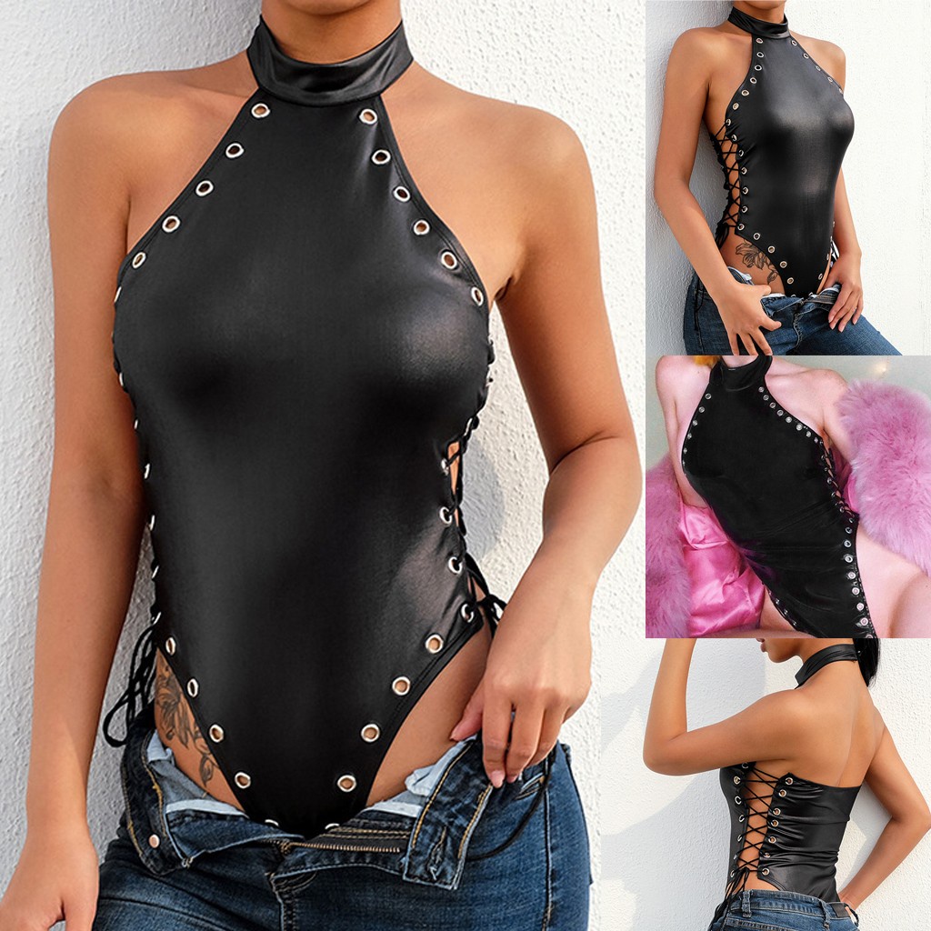 Sexy Elastic Band Bodysuit