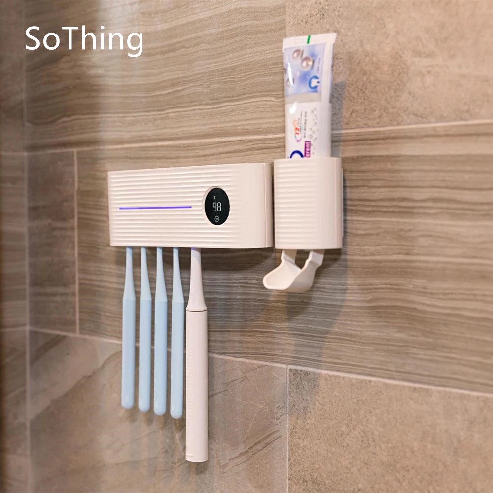 Sothing UV Light Toothbrush Sterilizer Holder Inhibit bacterial Tooth