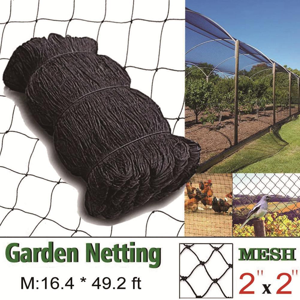 Deer and Other Pests Plant and Vegetables Against Birds 50' x 100' with 1 Square Bird Netting Net Nylon Bird Net Protect Fruit Tree Heavy Duty 