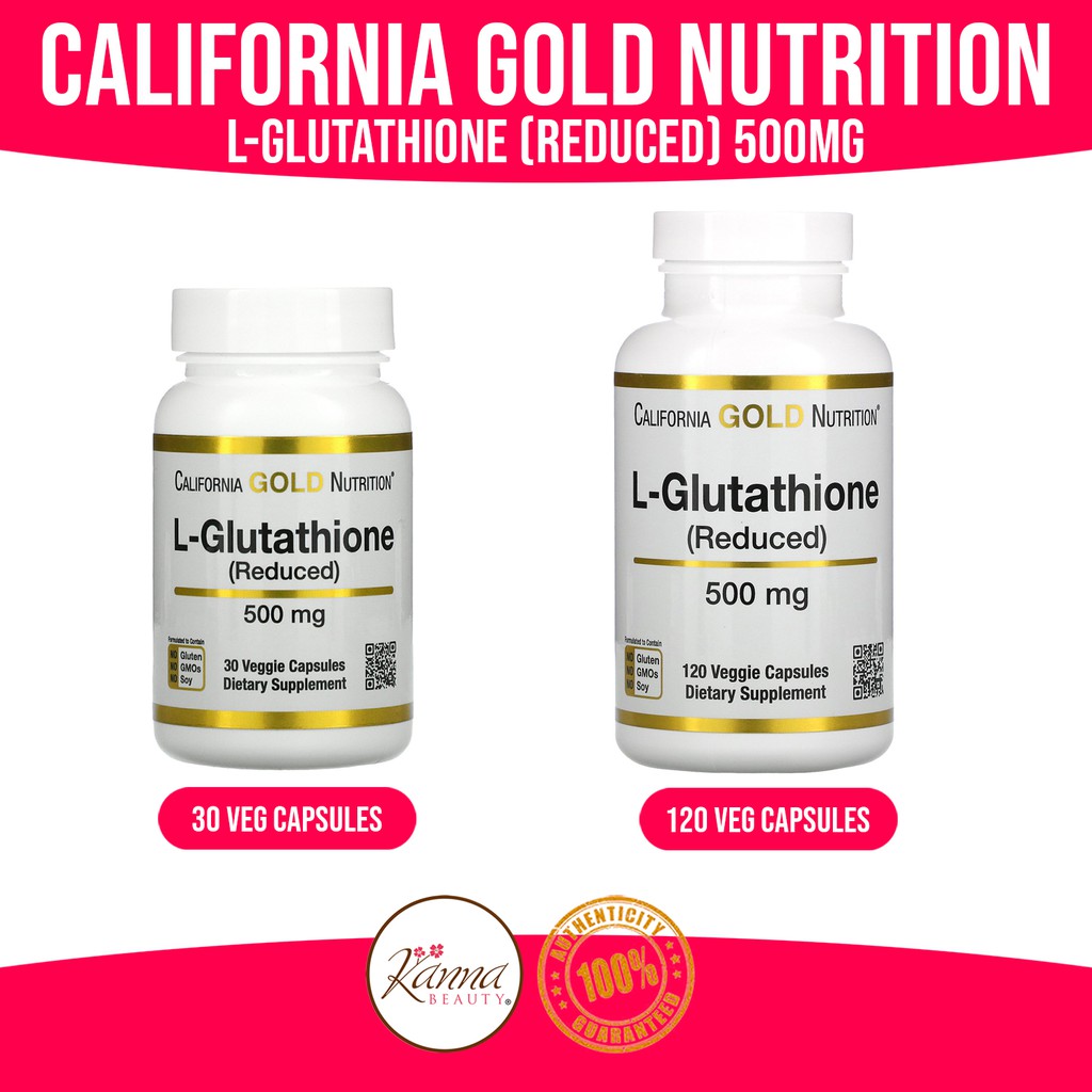 California Gold Nutrition L Glutathione Reduced 500 Mg Shopee Philippines