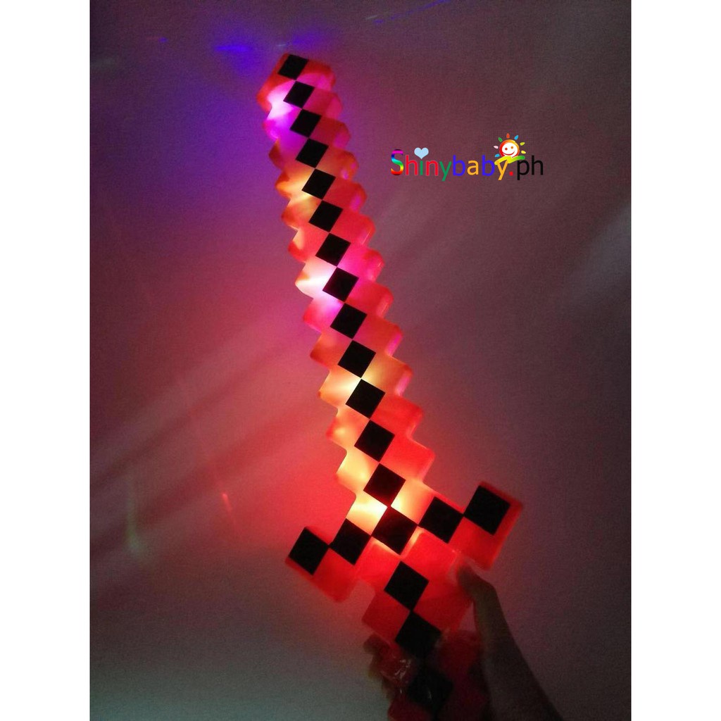 Minecraft game Peripheral Sounding Flashing Cartoons Toy Sword Model