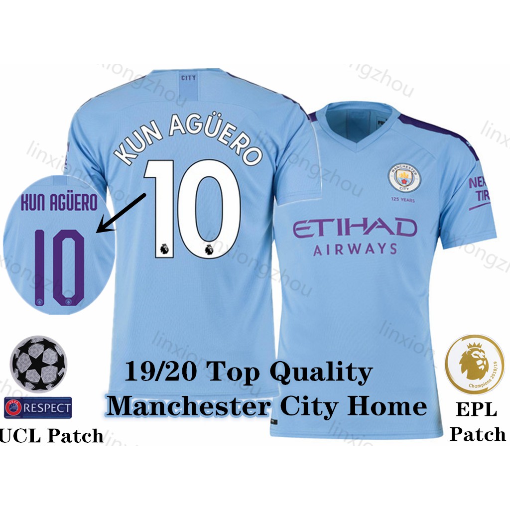 man city home kit 2019