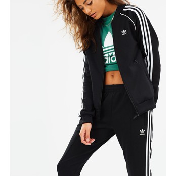 adidas sst track jacket women's red
