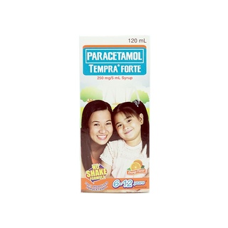 Tempra Forte Paracetamol 250mg/5ml 120ml Syrup Orange Flavor - for Kids ...