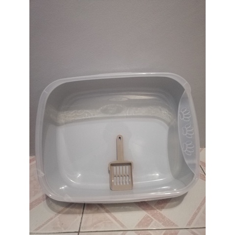 【Philippine cod】 Cat Litter box big gray with scooper #2