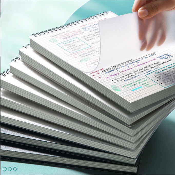 COD Spring Notebook A6/A5/B5/A4 Flip Up LooseLeaf Book Steno Notebook Shopee Philippines