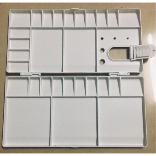 Palette Double Color Scheme Tray, Color Scheme Tray With Lid | Shopee ...