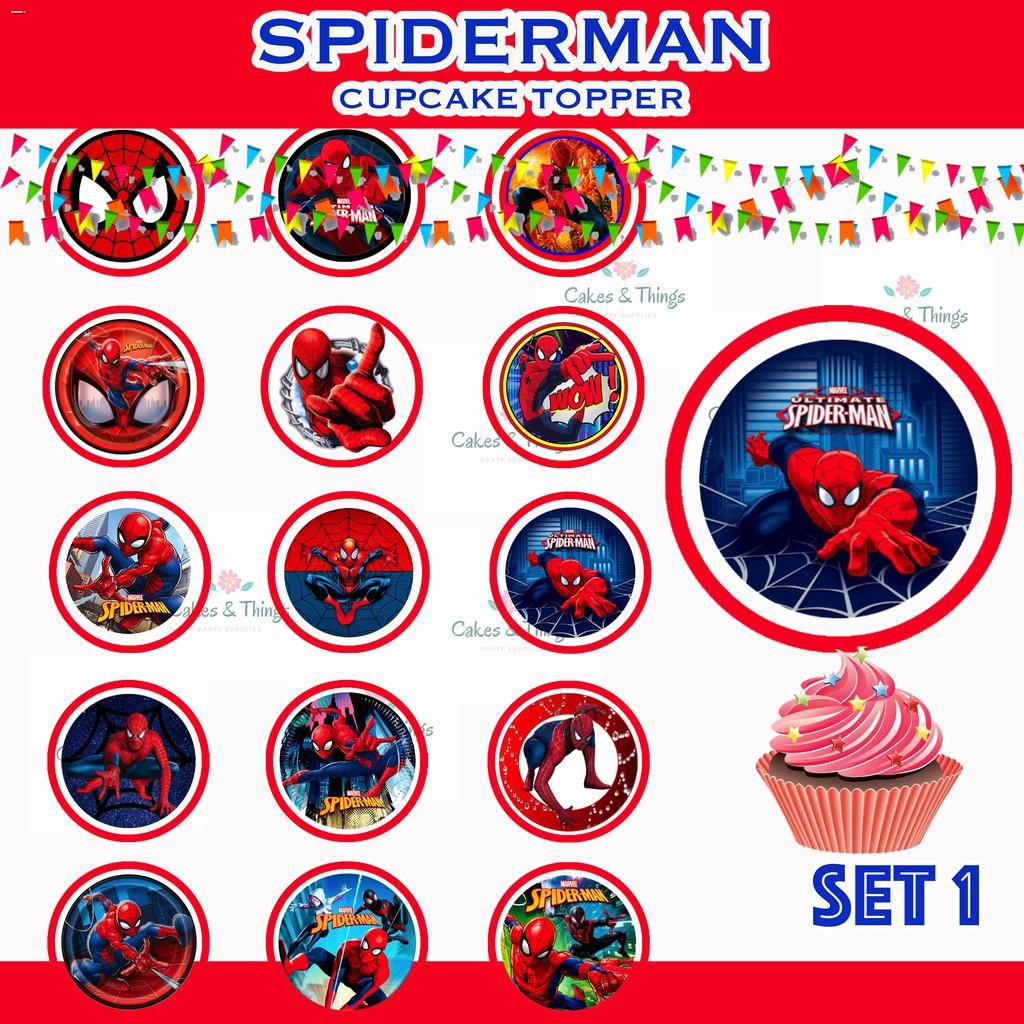 spiderman cake topper