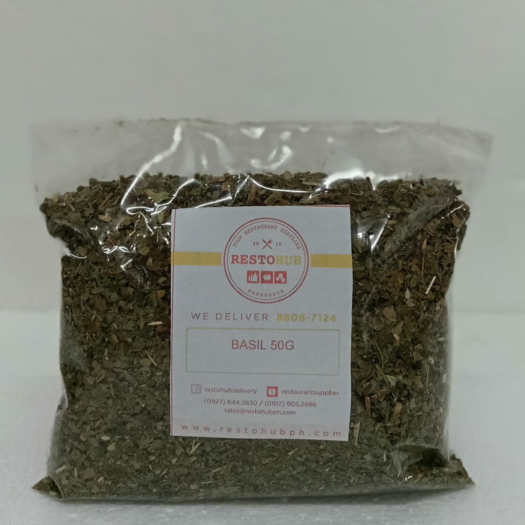 Restohub Dried Basil Leaves (50g) Shopee Philippines