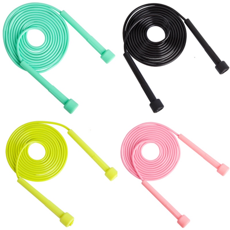 Adjustable Fitness Jump Rope PVC Gym Handle High Speed Skipping Jump