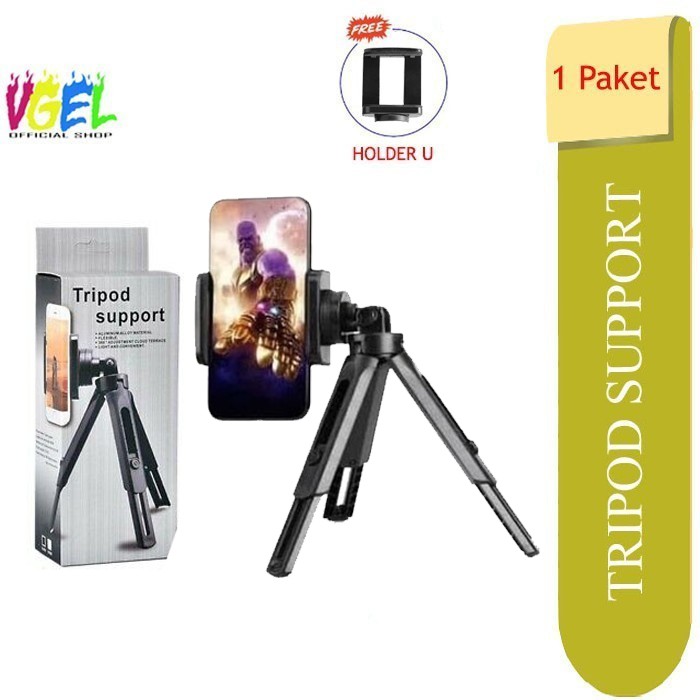 Tripod Support 4 LEVEL KETINGGIAN + Holder U | Shopee Philippines