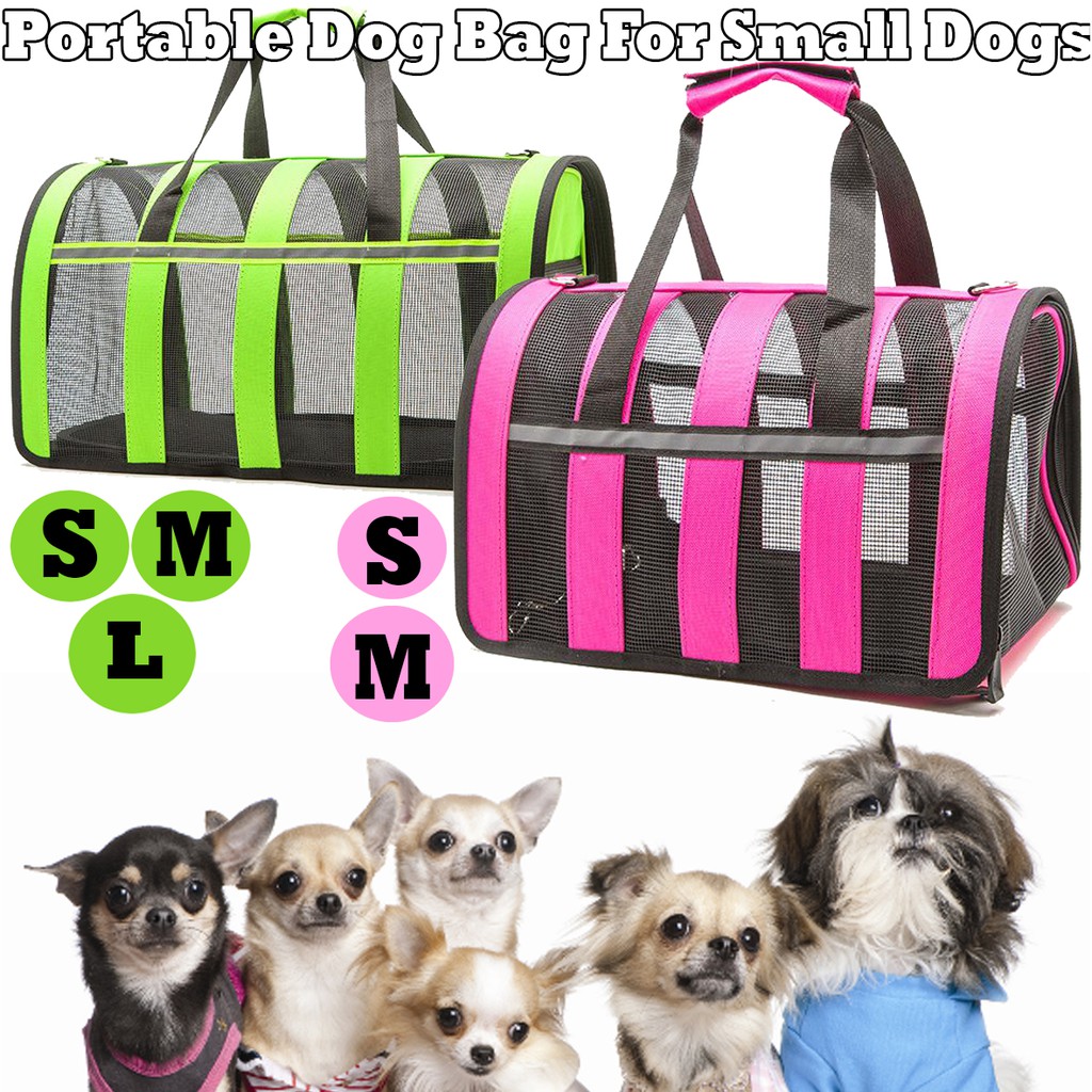 Portable Dog Bag For Small Dogs Mesh 