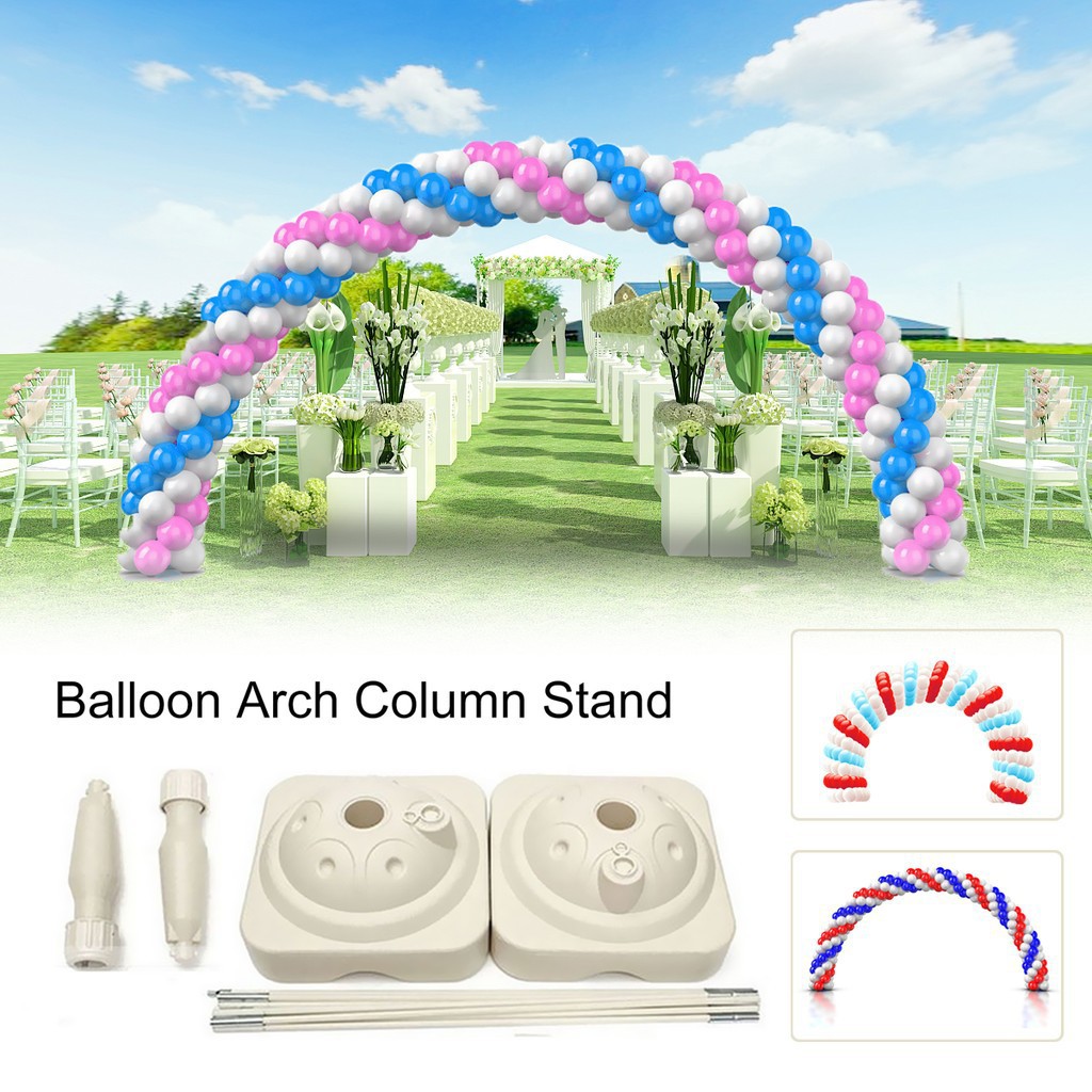 Party Supplies Heart Shape Foil Balloon Arch Kit Column Water Base Stand Wedding Party Decor 2x Home Furniture Diy Breadcrumbs Ie