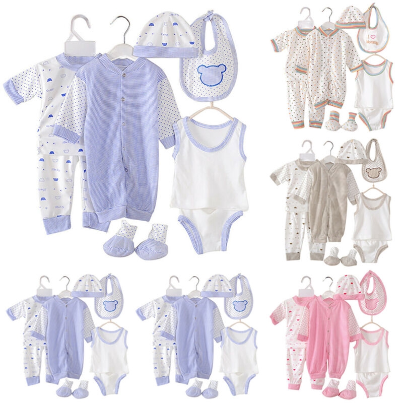 Newborn Baby Clothes Unisex Cotton 
