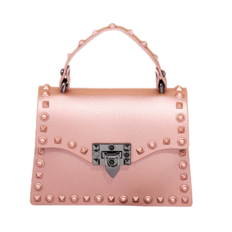 rose gold shoulder bag