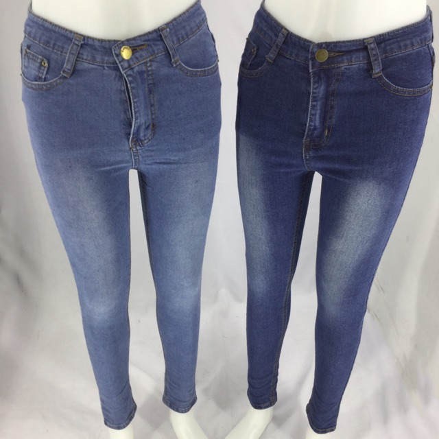 Inspink Elegance Korean Highwaist Skinny Jeans Stretchable Shopee