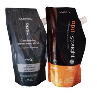 matrix hair straightening cream and neutralizer price