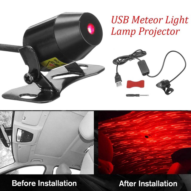 Light Bulbs Lamp Meteor Star Red Led Car Ambient Ceiling