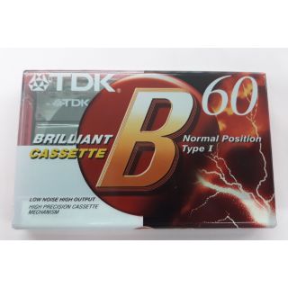 TDK B60 Blank Cassette Tape