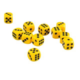 20pcs 12mm Opaque Six Sided Spot Dice Games Supplies D6 RPG Playing Toys Nice UK 