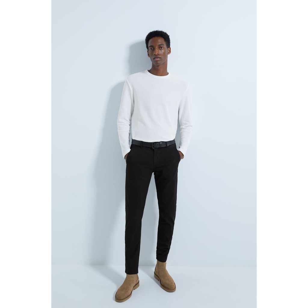 ZARA MAN FADED CHINO TROUSERS 38 