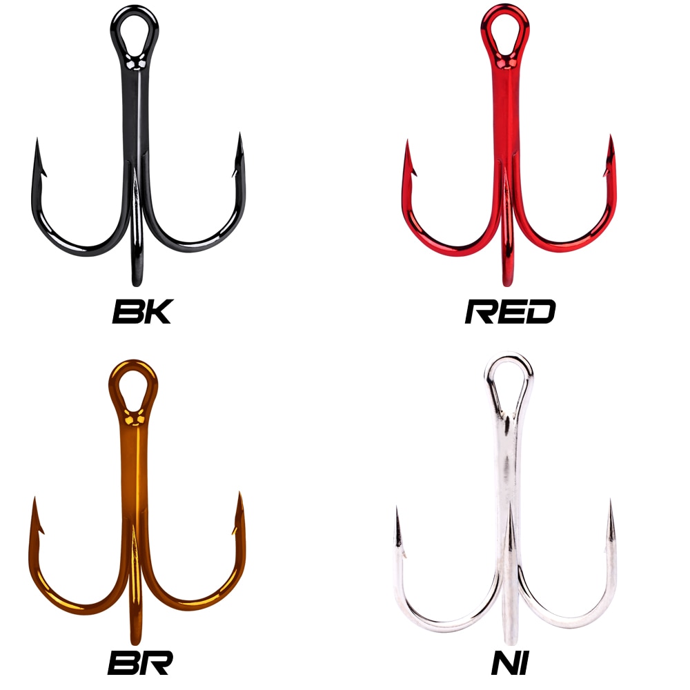 Details about   Fish Hook Fishing Hook 50pc/Lot High Carbon Steel Treble Hooks Fishing Tool Gift 