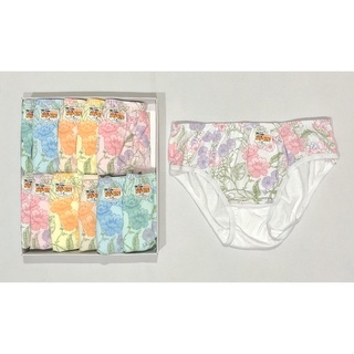 【Bingo】6Pcs Roen(soen) Floral Women's Panty Underwear S--2XL