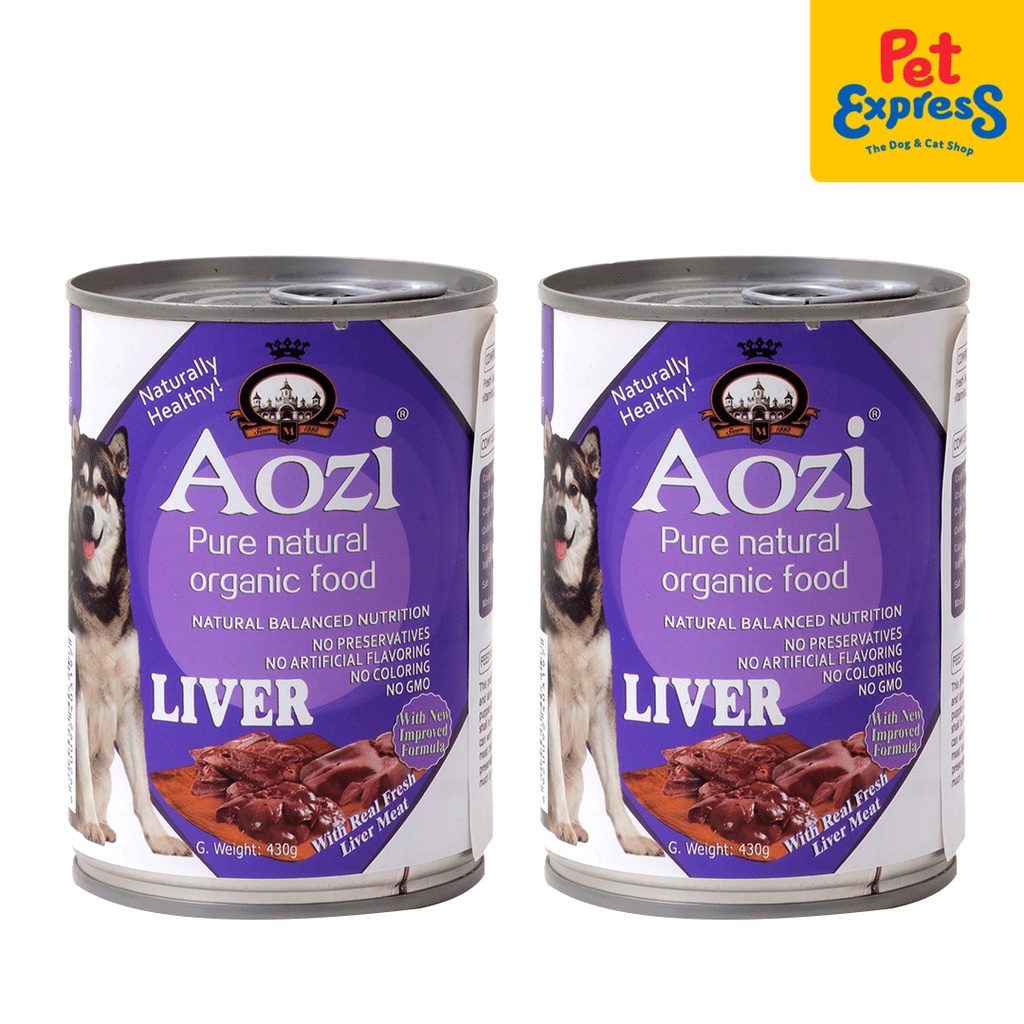 Aozi Liver Wet Dog Food 430g (2 cans) Shopee Philippines