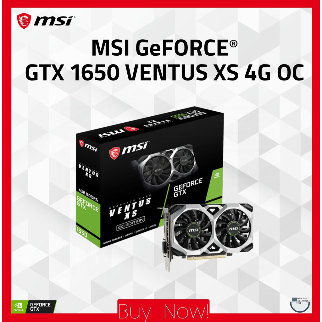 Msi geforce gtx 1650 ventus xs 4g oc обзор