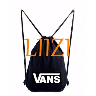 LIIZI VANS String Bag Back pack Drawstring bag bike bag motorcycle bag with extra pocket zipper
