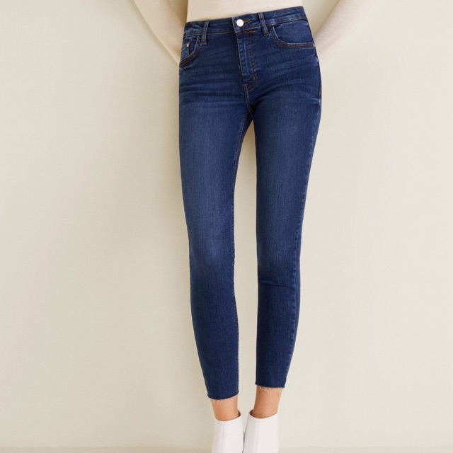 mango crop skinny isa jeans