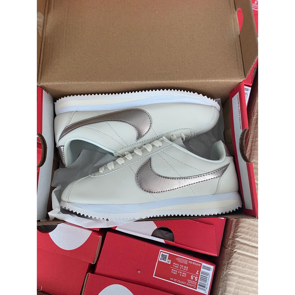 nike cortez beige gold