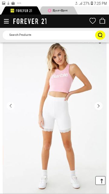 forever 21 barbie crop top