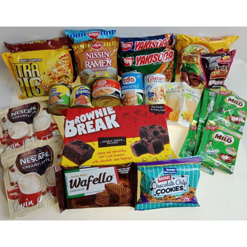 Grocery Package ( Snacks & Basic Needs ) | Shopee Philippines