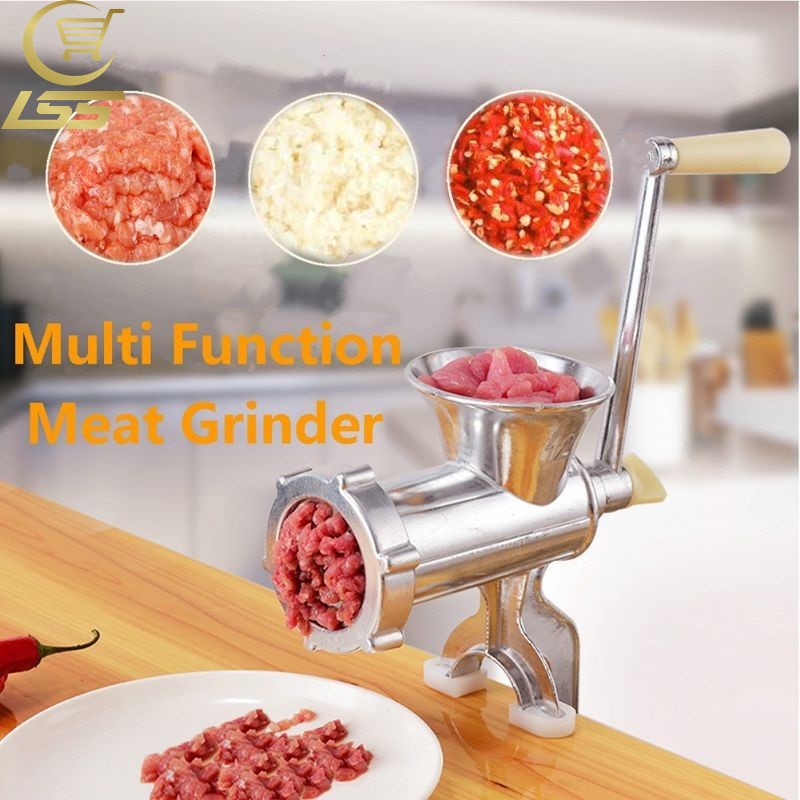 Manual Grinder Stainless Steel Multifunctional Meat Grinder Mincer