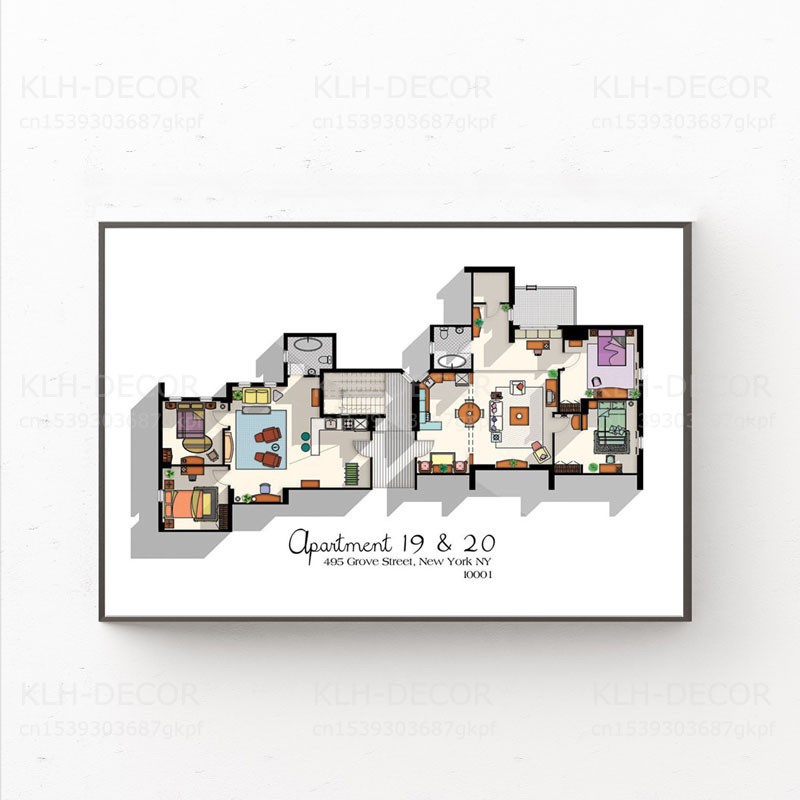 Friends Tv Show Apartment Floor Plan | Viewfloor.co