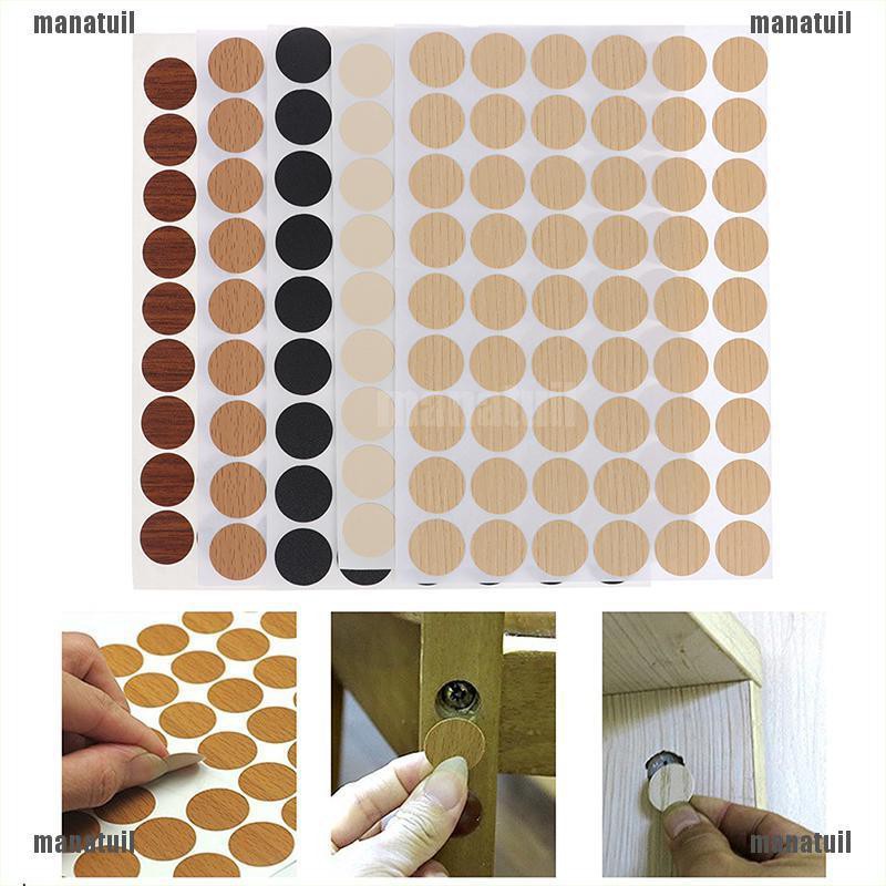 Mnt 20mm Self Adhesive Decorative Screw Holes Cams Cover Caps