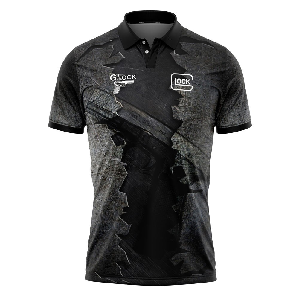 Glock Full Sublimation Poloshirt Shirt # 2 - Excellent Quality Full ...