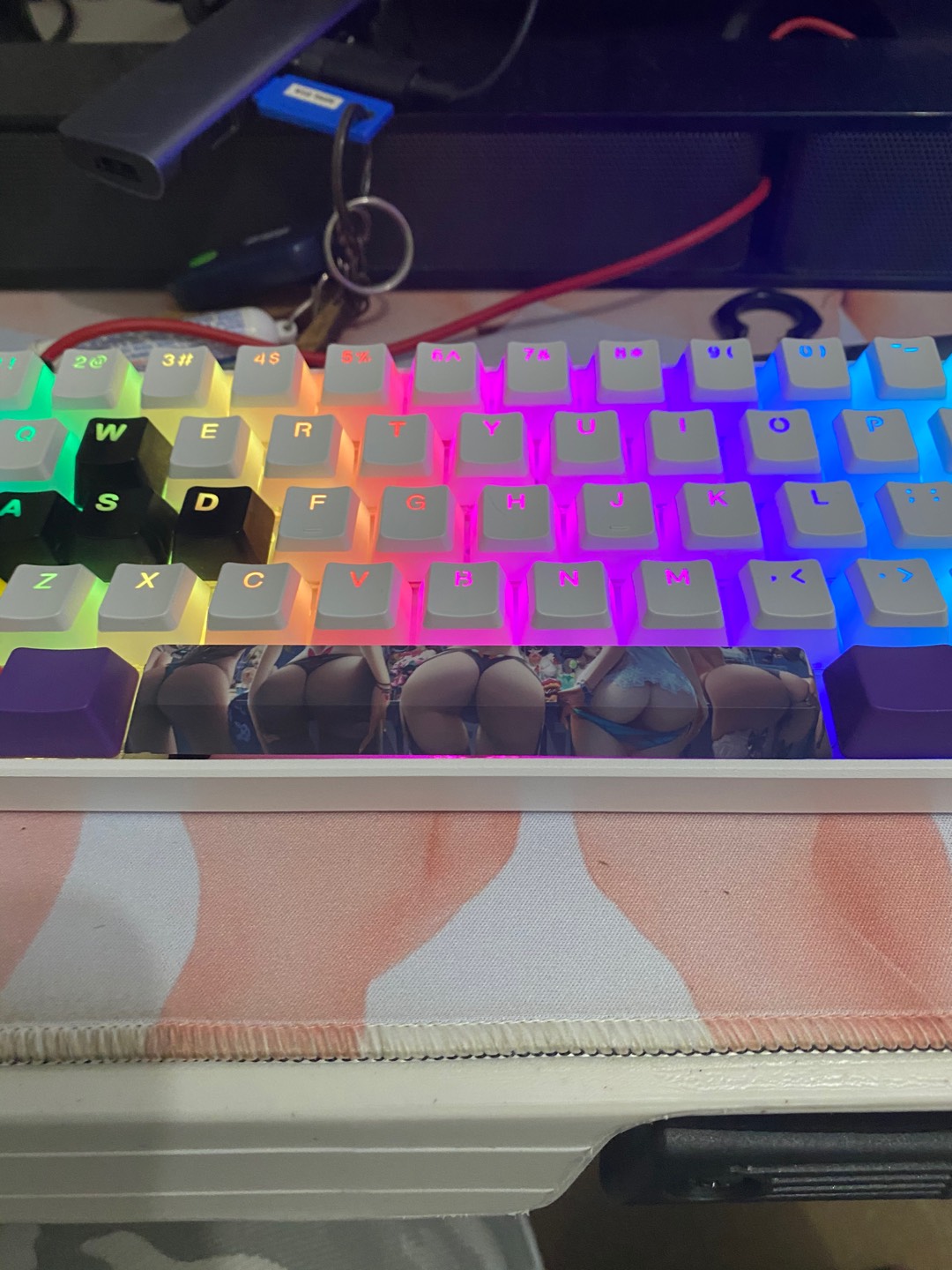 SUPB☀Replace SpaceBar Keycap PBT Five Sides DyeSubbed Spacebar 6.25U