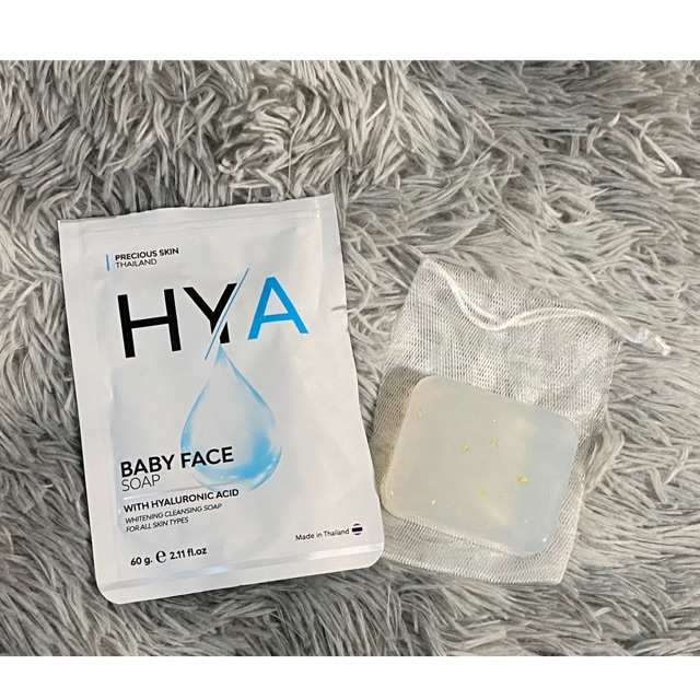 soap on baby face
