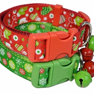 dog christmas bell collar