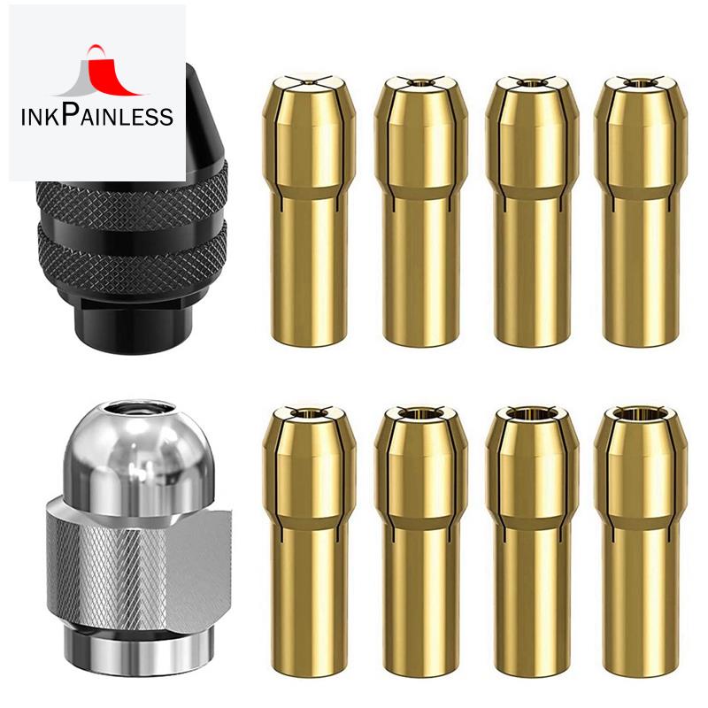 Drill Chuck Collet Set for Dremel,1/32inch to 1/8inch Replacement 4486