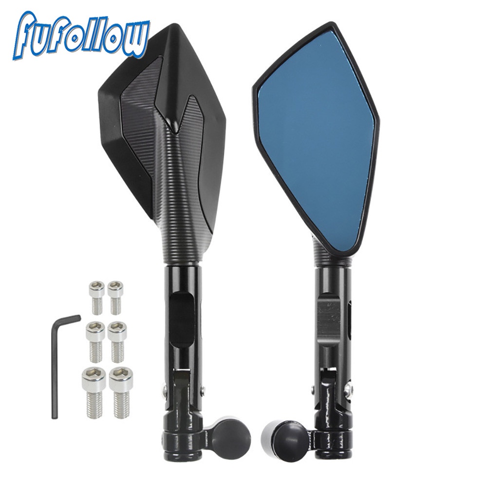 Universal 10mm Mirror Moto ATV Offroad Dirt Pit Bike Side Mirror For