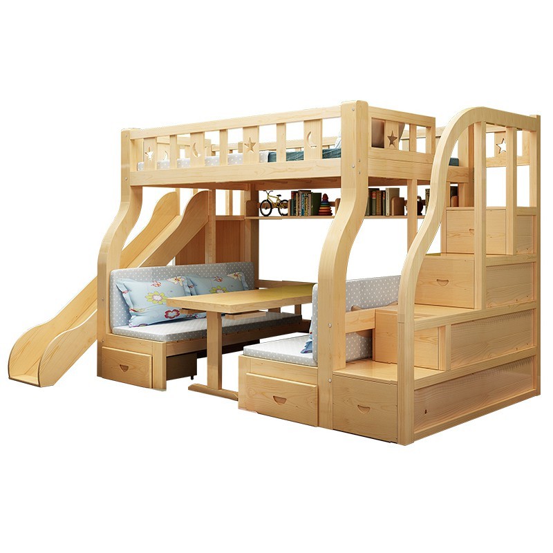 Kid Bedroom Furniture Children Bunk Bed, Toddler Bunk Beds With Steps