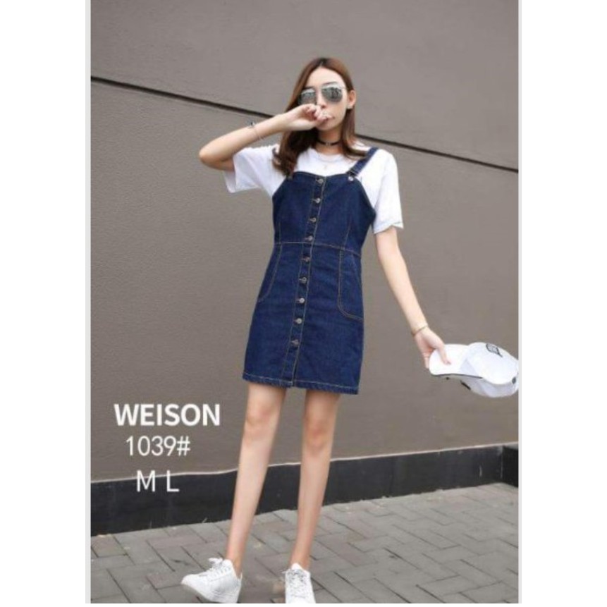 Korean Jumper Dress | Shopee Philippines