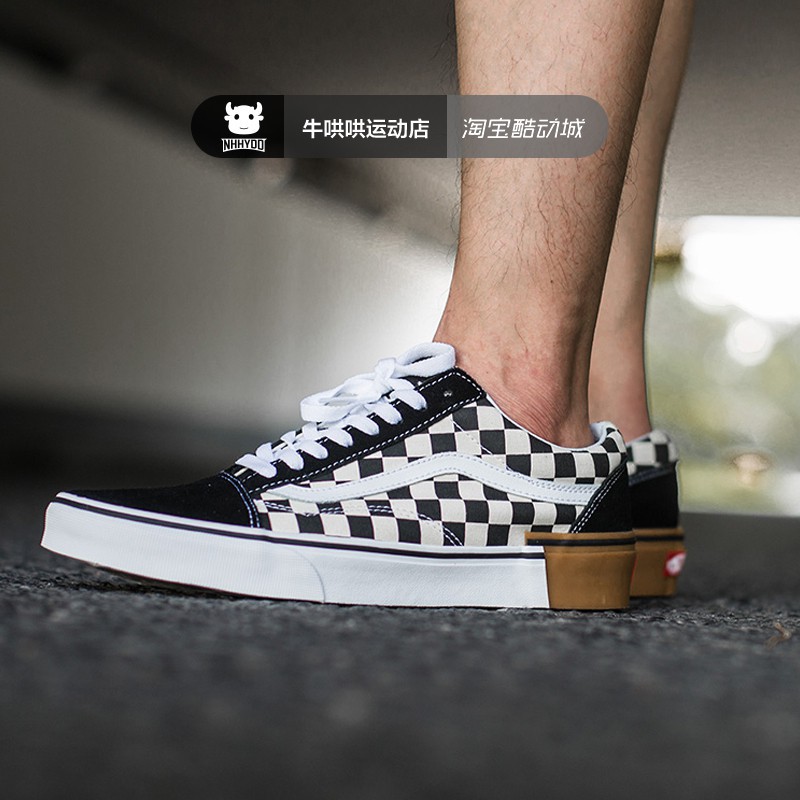 vans chess board shoes
