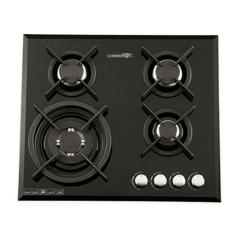 La Germania Cooktop GH640X Builtin Hob 1 Triple Ring 3 Semi Rapid Gas