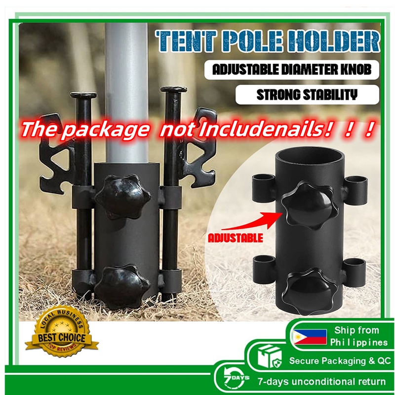 Adjustable camping tent pole holder canopy sunshade support canopy pole holder tent pole